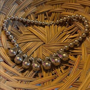 Silver Beaded Necklace